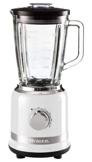 Ariete Moderna Blender 1000W med isknusing 1,5L Hvit