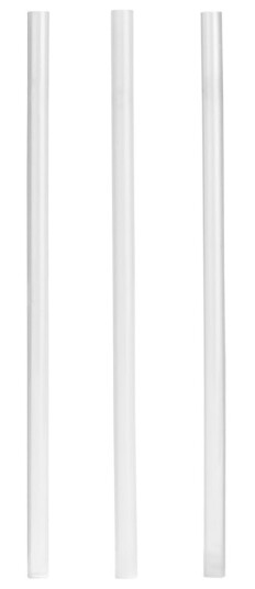 Hydro Flask Replacement Straws 3-pack Clear ONE SIZE