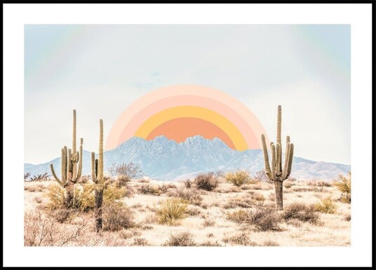 Arizona Sunrise Plakat / 40x50cm Arizona Sunrise Plakat / 40x50cm