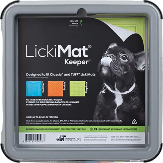 LickiMat Keeper Grå - Tilbehør for Classic og Tuff Lickimats