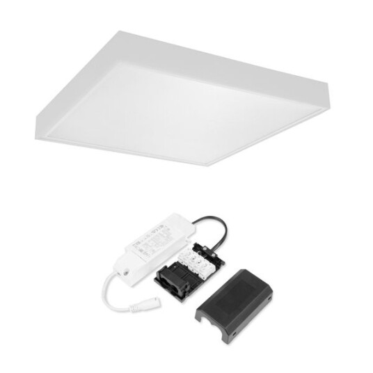LED panel AGGE Backlit Panel PRO   40W / 3000K 6000K / Overflatemontert LED panel + Driver Triac dimmer
