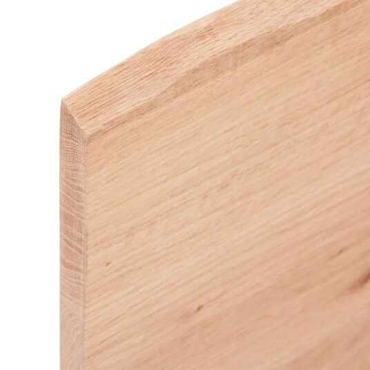  Bordplate lysebrun 80x50x2 cm behandlet heltre eik 3156356