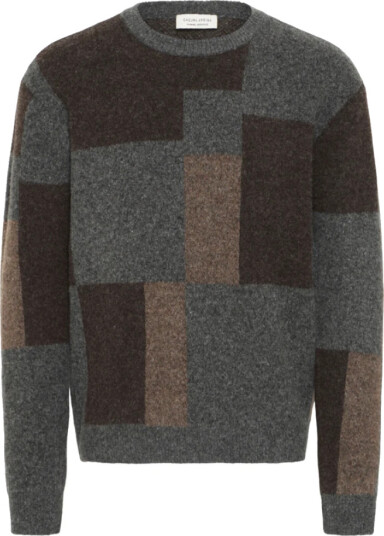 Casual Friday Herre Strikkevarer Brun L,