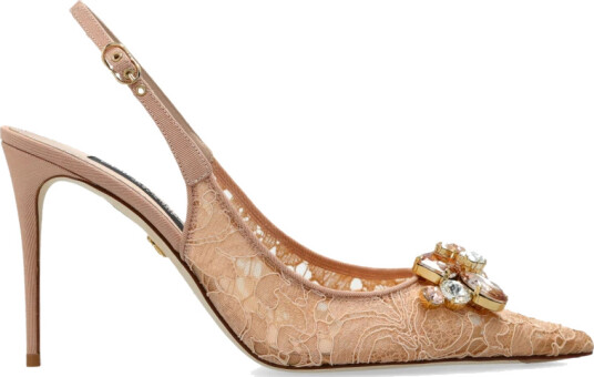 Dolce & Gabbana Dame Sko Beige 39 1/2 EU,