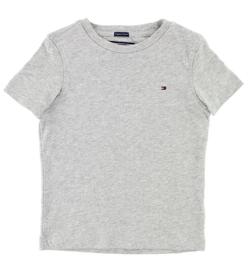 Tommy Hilfiger Boys Basic Cn Knit S/S Grey 110