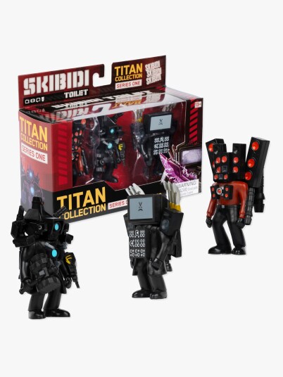 Skibidi Toilet Titan Collection Figursett Series 1 3 Pakk Skibidi Toilet Titan Collection Figursett Series 1 3 Pakk