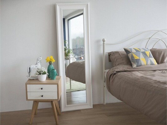 Lunel Speil 51 cm Hvit