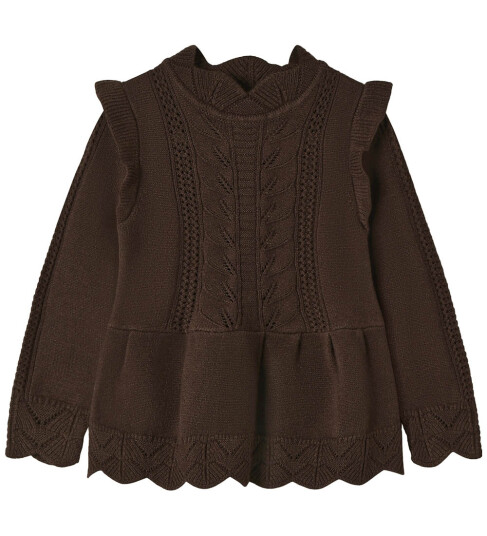 Fliink Coffee Bean Alilly Peplum Pullover 5 år/110