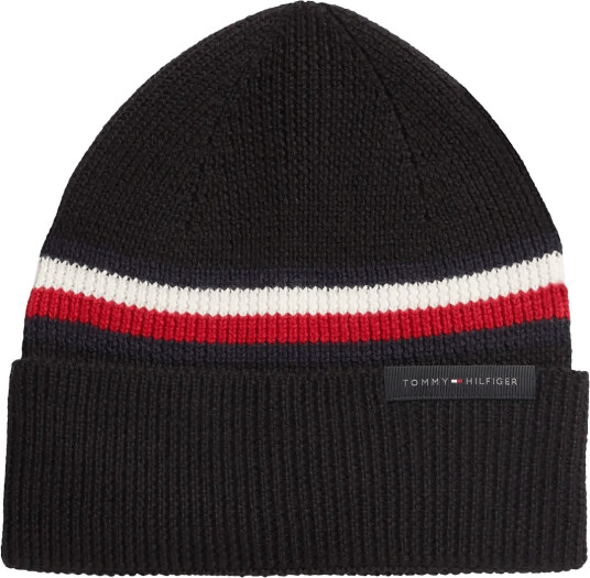 Tommy Hilfiger Th Rwb Beanie - Black - ONE SIZE
