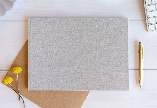 Smartphoto Fotobok Med Personlige Bilder Large Liggende - Hard Perm Lin | 29.20 x 21.00 cm