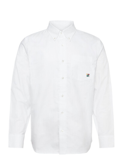 Aimé Leon Dore Crest Oxford Shirt White M