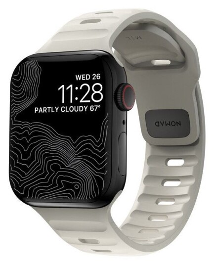 Nomad Sport Urrem til Apple Watch 49/45/44/42mm   Stone