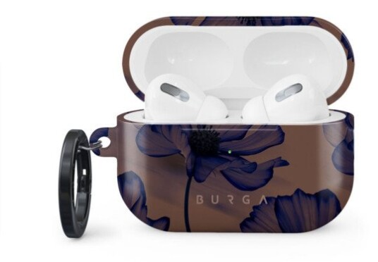Burga Apple AirPods Pro 2 Etui med Karabinhage   Velvet Night