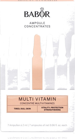 Babor Multi Vitamin Ansiktsserum Ampuller 7x2ml - Fuktighetsgivende og Antioksidant Babor Multi Vitamin Ansiktsserum Ampuller 7x2ml - Fuktighetsgivende og Antioksidant