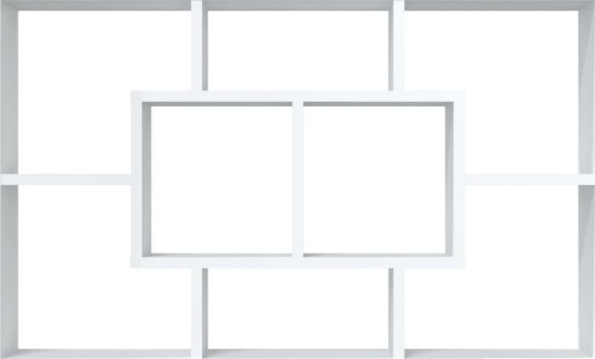 Vegghylle hvit 85x16x52,5 cm konstruert tre 8720287077923 Vegghylle hvit 85x16x52,5 cm konstruert tre 8720287077923