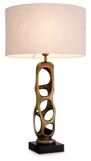 Kearny bordlampe antikk messing