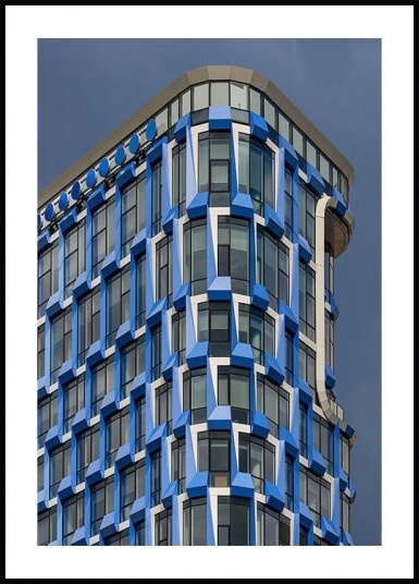 Rhythm in blue Poster Plakat / 50x70cm
