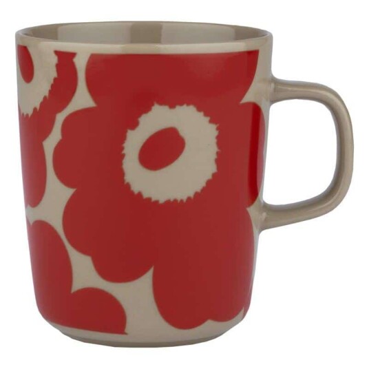 Marimekko krus 0,25L Unikko terra red Marimekko krus 0,25L Unikko terra red