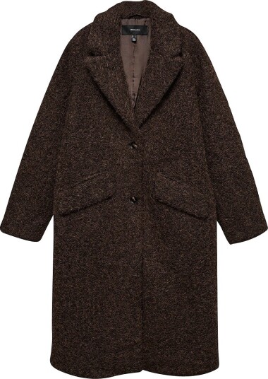 Vero Moda   Kåpe Vmelena Long Coat   Brun