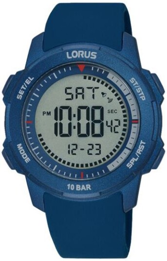 Lorus Herreklokke R2373PX9 Sports LCD/Gummi Ø40 mm Lorus Herreklokke R2373PX9 Sports LCD/Gummi Ø40 mm