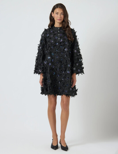 YAS Yasabelone 7/8 Short Dress - Show - Black - 38 YAS Yasabelone 7/8 Short Dress - Show - Black - 38