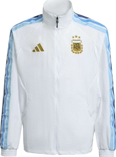 Argentina Treningsjakke Anthem   Hvit Barn   adidas størrelse 164 cm