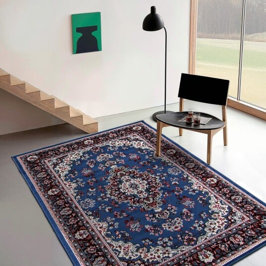 Wilton teppe Peking blå Størrelse: 200 x 290 cm Wilton teppe Peking blå Størrelse: 200 x 290 cm