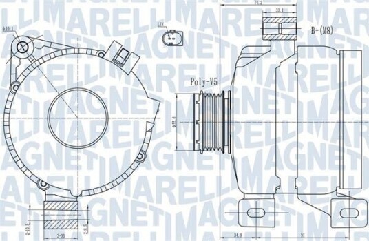 Dynamo MAGNETI MARELLI 063731967010