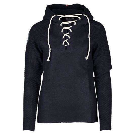 Amundsen Sports Boiled Hoodie Laced, W's Faded Navy L