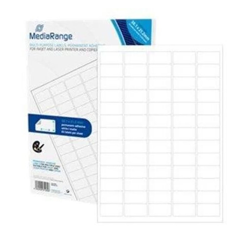 MediaRange - multi-purpose labels - 3250 label(s) - 30.1 x 21.2 mm MediaRange - multi-purpose labels - 3250 label(s) - 30.1 x 21.2 mm