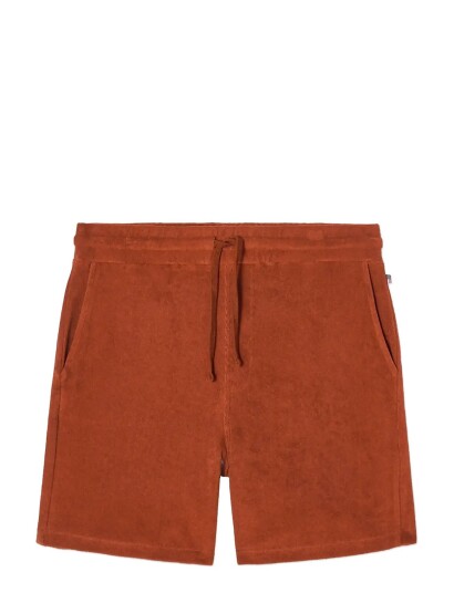 Lexington Clothing Organic Cotton Terry Shorts   Brown   M