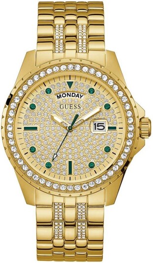 Guess Herreklokke GW0218G2 Gull/Gulltonet stål Ø44 mm Guess Herreklokke GW0218G2 Gull/Gulltonet stål Ø44 mm