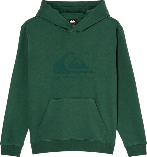 Quiksilver Comp Logo Hoodie Youth   Green   16