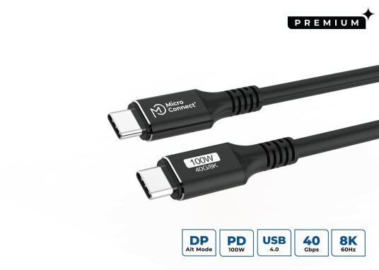 MicroConnect Kabel USB-C Til USB-C 0,15m