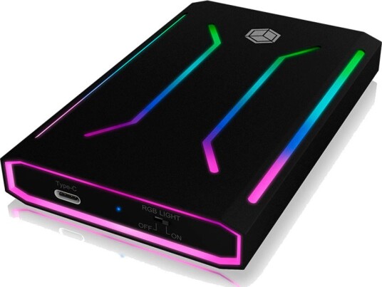 ICY BOX IB-G226L-C31 2.5'' SATA SSD kabinett med RGB