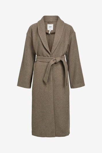 Object   Kåpe objPisa Long Coat   Brun