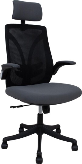 Kontorstol HOME4YOU Tandy Grå/svart - Grå/svart