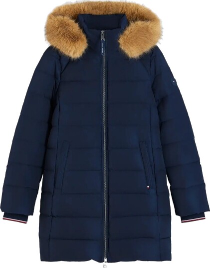 Tommy Hilfiger Down Heritage Tyra Coat DARK BLUE L Tommy Hilfiger Down Heritage Tyra Coat DARK BLUE L