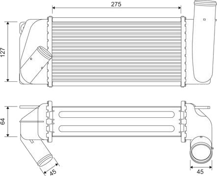 VALEO 822905 Intercooler
