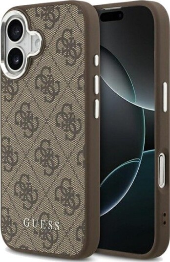 GUESS 4G Classic Logo MagSafe case for iPhone 17 - brown