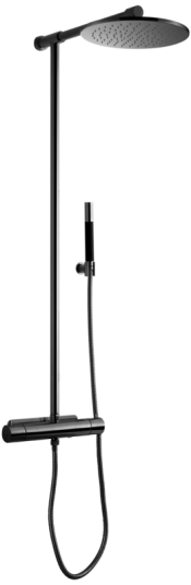 Tapwell takdusjsett TVM300 -Black Chrome