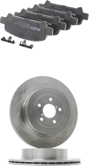 Bremseskiver og -klosser RIDEX 3405B2476