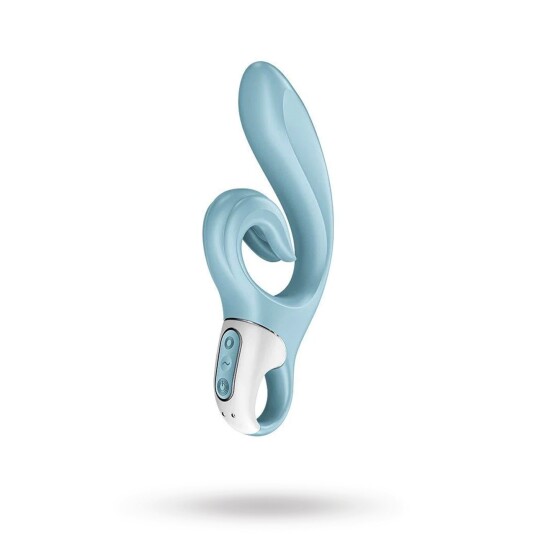 SATISFYER LOVE ME RABBIT VIBRATOR - BLUE