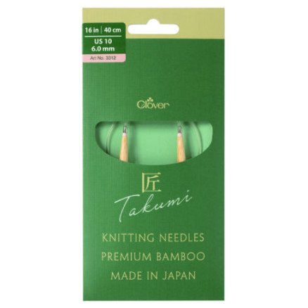 Clover Takumi Pro Rundpinne Bambus med kulelager 40cm 6,0mm