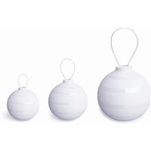 Kähler Omaggio Julekuler 3-pack Pärlemor