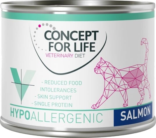Concept For Life Vet Våtfôr Veterinary Hypoallergenic Diet Laks 12 X 185 G