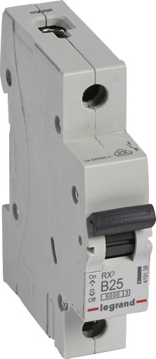 Legrand 12 stk RX³ MCB automatsikring B25 1P 1M 6kA