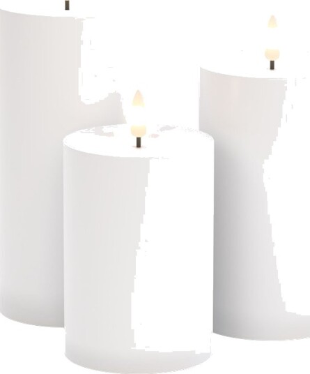 Goobay 64786 LED lys med flammeeffekt for utendørs bruk   IP44 inkl. 8x AA sett à 3 ulike størrelser