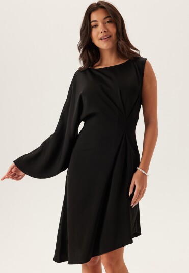 Selected Slflaurina Regular One Shoulder Dress B Black 36 Selected Slflaurina Regular One Shoulder Dress B Black 36