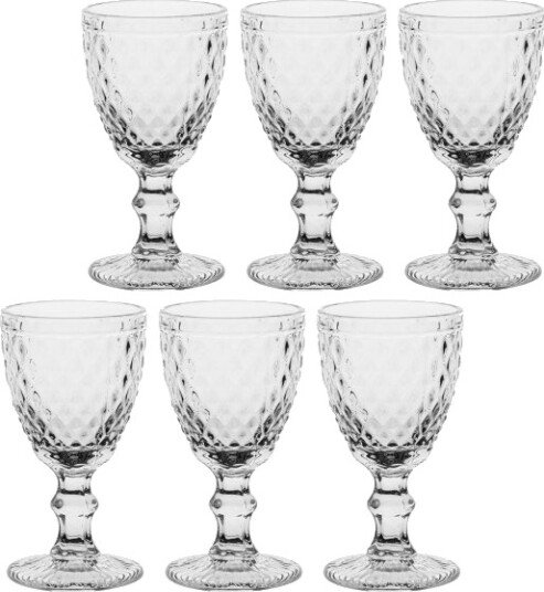 La Porcellana Bianca Etrusco Sett Med 6 Glass 250 Ml